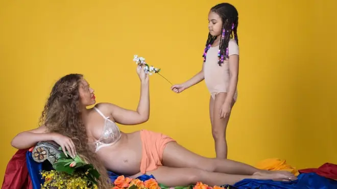 Blue Ivy fotoğraflarda yer almıştı