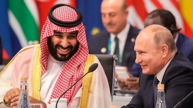 सऊदी प्रिंस और रूसी राष्ट्रपति पुतिन