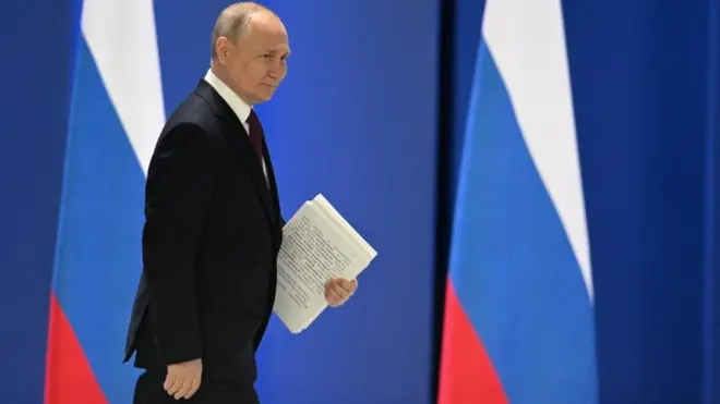 President Putin during national address