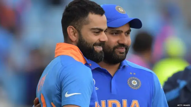 રોહિત શર્મા તથા વિરાટ કોહલીની તસવીર