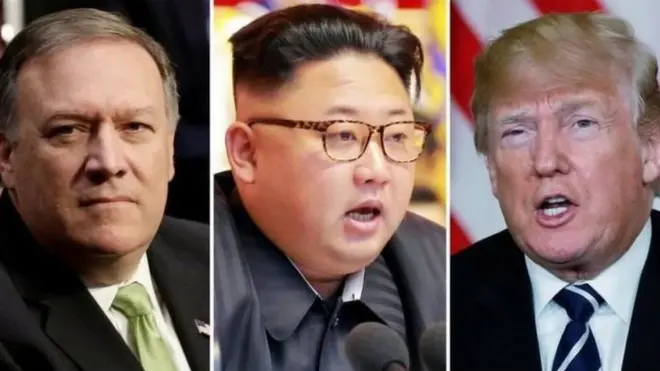 Mike Pompeo, Kim Joung, Donald Trump