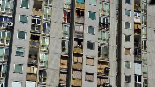 Zgrada na Novom Beogradu