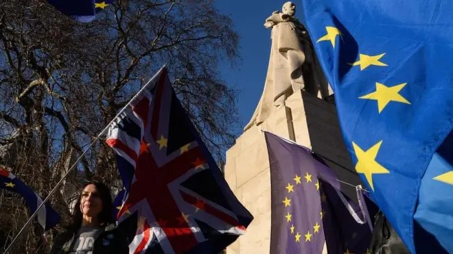 علم الولايات المتحدة والاتحاد الأوروبي