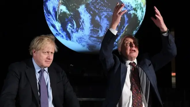 Boris Johnson launched a "year of climate action" with help from Sir David Attenborough