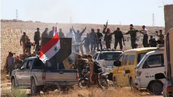 نیروهای دولت سوریه اردوگاه حندرات را به تصرف خود در آوردند