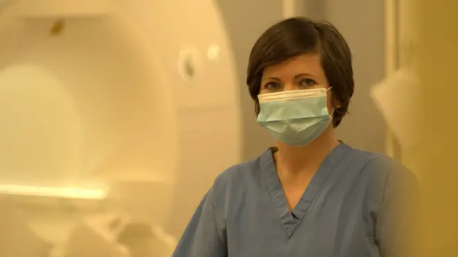 Lucy had a brain scan as part of a study at Edinburgh University