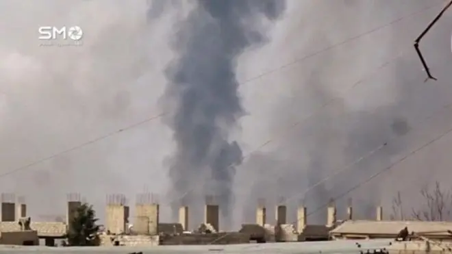 د پوځ له لوري د برید ځواب د هوايي بمبارۍ له لارې ورکړل شوی دی