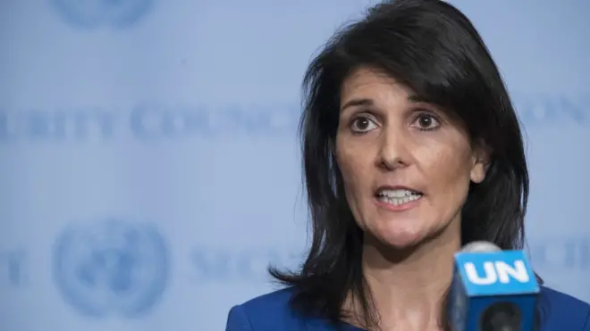 Amerika Birleşik Devletleri'nin Birleşmiş Milletler (BM) Büyükelçisi Nikki Haley