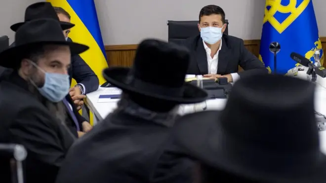25 серпня Володимир Зеленський зустрівся з представниками іудейських релігійних організацій України