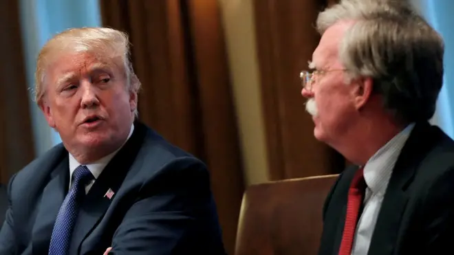 President Trump and John Bolton