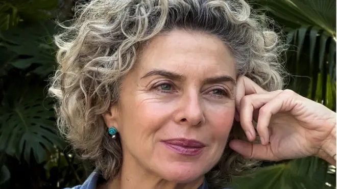 Margarita en su casa.