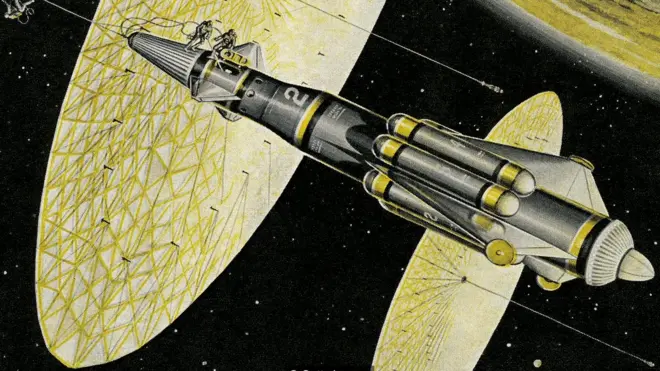 Так фантасты в прошлом представляли себе межпланетные корбали