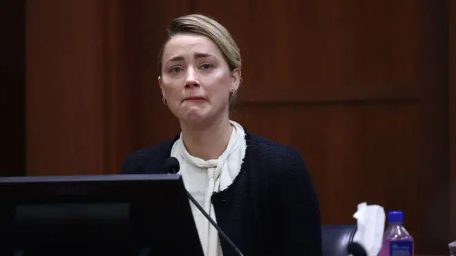 Amber Heard in court