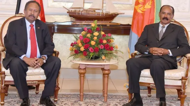 ፕረዚደንት ሓምዶክ ምስ ፕረዚደንት ሃገረ ኤርትራ