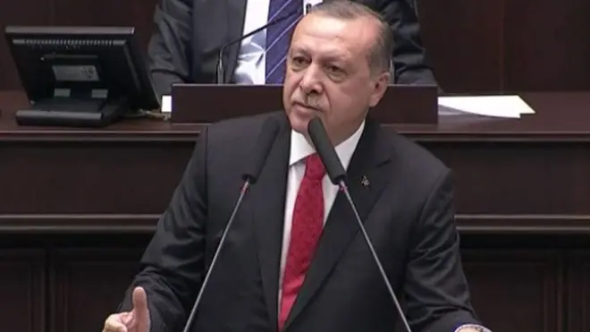 Cumhurbaşkanı ve AKP Genel Başkanı Recep Tayyip Erdoğan