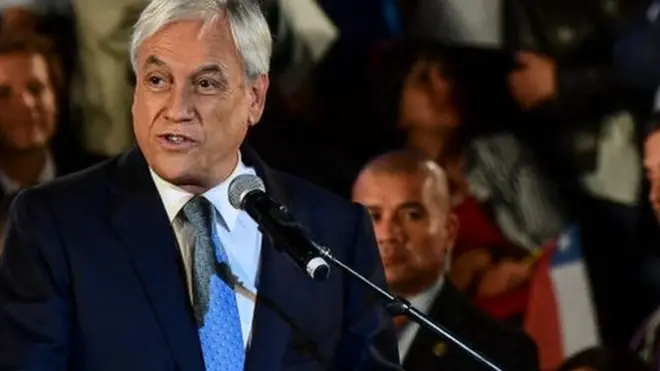 Piñera hizo el chiste en un evento de campaña.