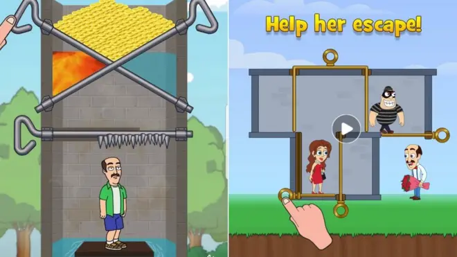 Bu oyunların reklamları genelde Facebook'ta kullanıcıların karşısına çıkıyor.