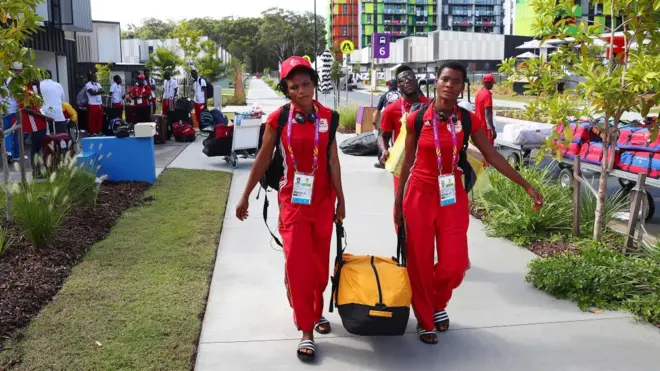 Arrivée de la délégation ghanéenne en Australie.