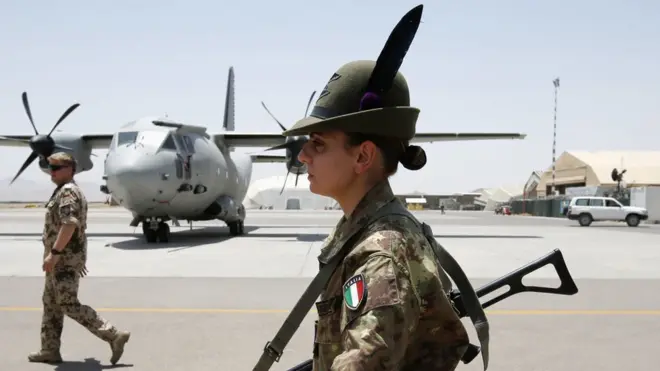 ایتالیا بعد از آمریکا و آلمان بیشترین نیرو را در قالب نیروهای ناتو در افغانستان دارد