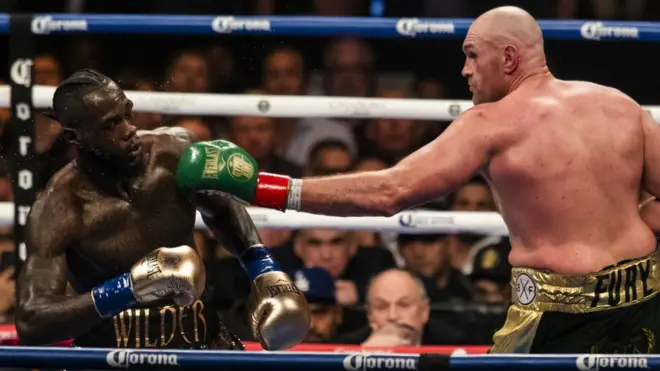 Deontay Wilder and Tyson Fury