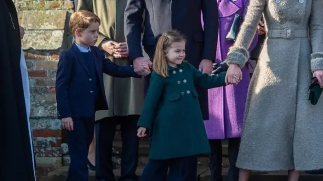 Princess Charlotte and Prince George