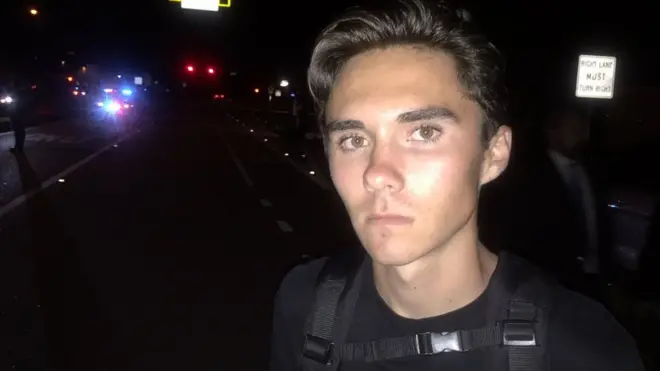 David Hogg, de 17 años, estaba en una clase de ciencias cuando sonaron los primeros disparos en la escuela Stoneman Douglas.