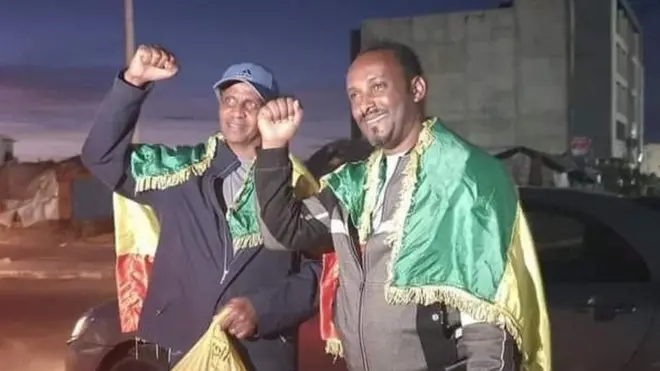 አቶ እስክንድር ነጋና አቶ ስንታየሁ ቸኮል