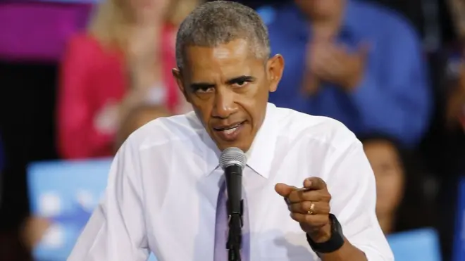 براک اوباما نے کہا کہ اس طرح عوام کے ذہنوں میں امریکی انتخاب کے حوالے سے شک کے بیج بونا ملک دشمنوں کو بڑھاوا دینے کے برابر ہے