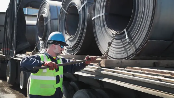 Los aranceles son del 25% para el acero y del 10% para el aluminio y entran en vigor el 1 de junio.