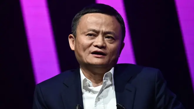 Chinese billionaire Jack Ma or Ma Yun