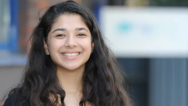 Radhika Parmar has completed the first year of a degree apprenticeship