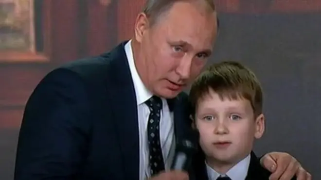 ปูตินกับเด็ก