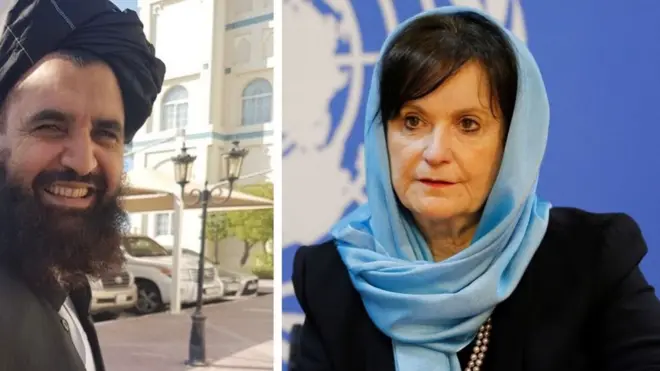 د یوناما مشرې چارشنبه او پنجشنبه طالب چارواکو سره کتلي دي