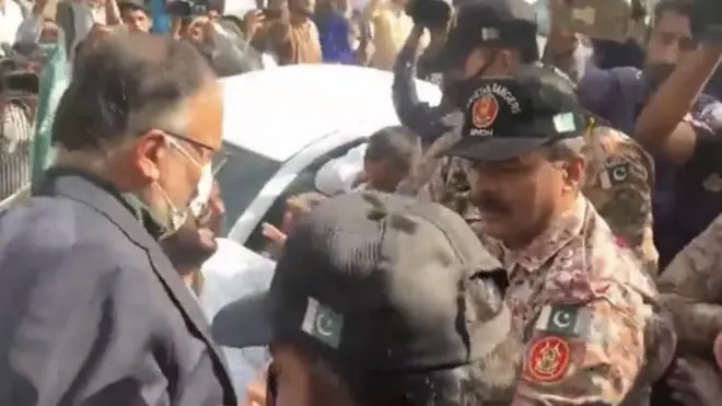 احسن اقبال، گرین لائن