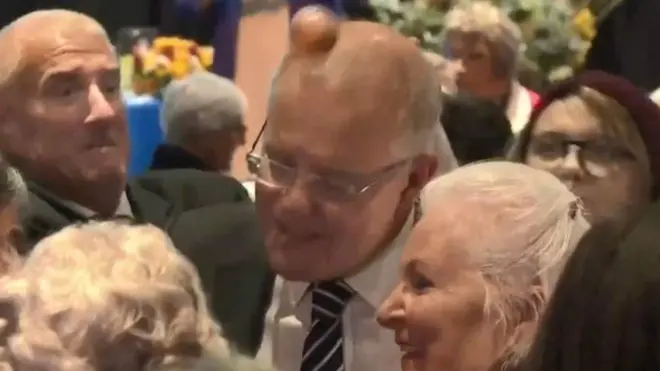 Ra'iisul wasaaraha dalka Australia Scott Morrison