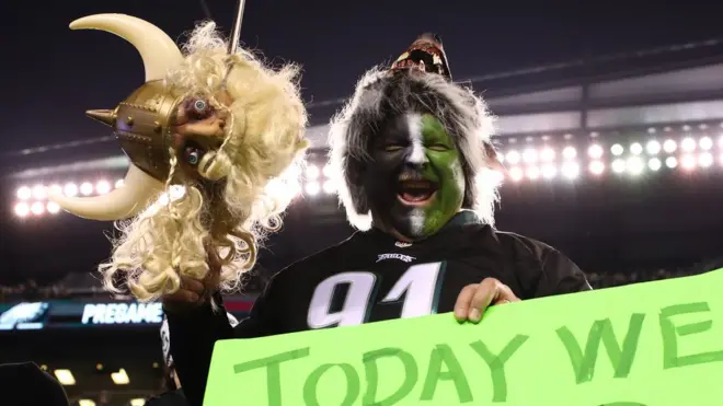 Los aficionados de Filadelfia tienen fama por su "apasionada" manera de seguir a su equipo.