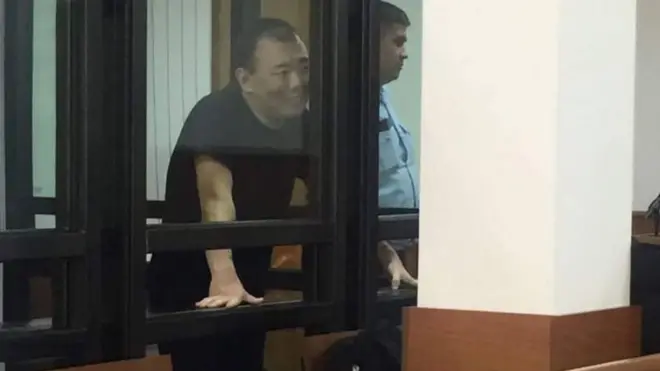 Алтан Очиров в суде