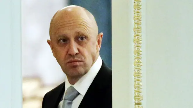 SAINT PETERSBURG, RUSSIA - AUGUST 9: (RUSSIA OUT) Russian billionaire and businessman Yevgeniy Prigozhin attends Russian-Turkish talks in Konstantin Palace in Strenla on August,9, 2016 in Saint Petersburg, Russia. President of Turkey is having a one-day visit to Putin's hometown.