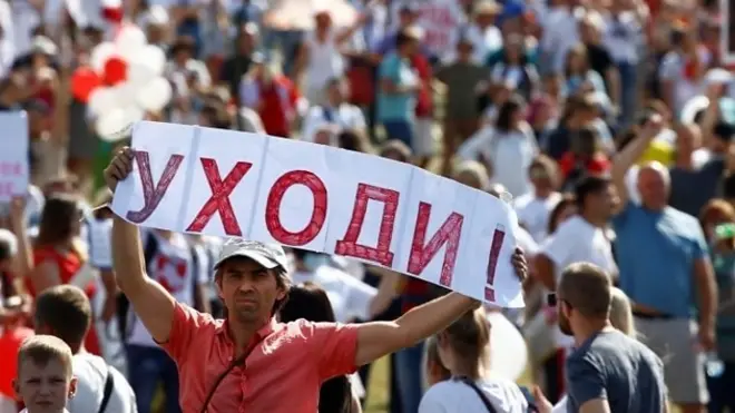 Беларусдаги намойишчиларнинг кўпчилиги Александр Лукашенко кетишини исташмоқда.