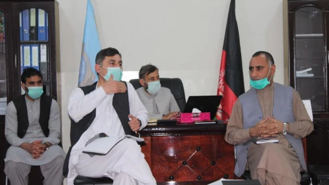 د افغانستان د عامې ورغتیا وزات دغه پلاوي په دې موخه ننګرهار ته استولی و چې هلته اصلي وضعیت مالومړ کړي.