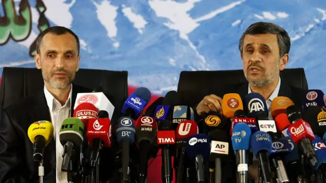 احمدی نژاد و بقایی