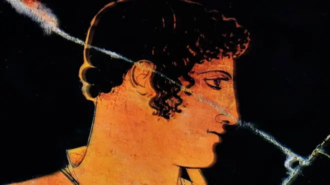 Aquiles, el personaje central y guerrero más grande de la Ilíada de Homero.