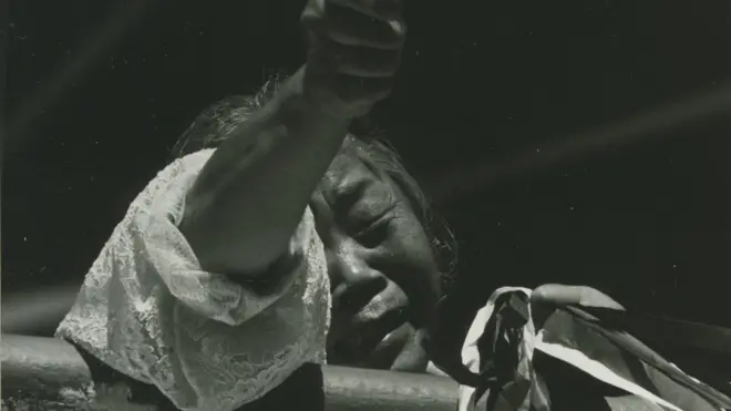 귀국선에 승선한 여성