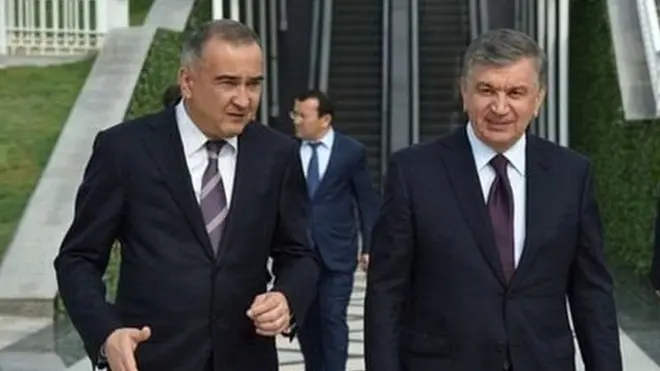 Ҳоким Ортиқхўжаев ва Президент Мирзиёев