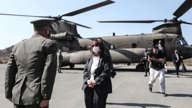 Yunanistan Cumhurbaşkanı Katerina Sakellaropulu