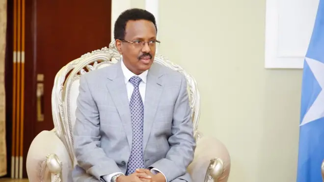 Madaxweynihii hore, Maxamed Cabdullahi Farmaajo, ayaa hadda ku nool guri ku yaalla Muqdisho.