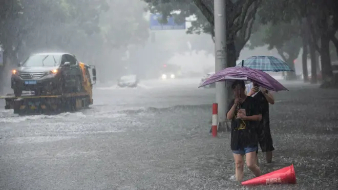 Typhoon Lekima brought widespread flooding to Zhejiang