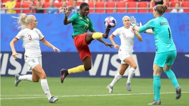 Cameroon kanck out from di 2019 Women's World Cup on Sunday evening.