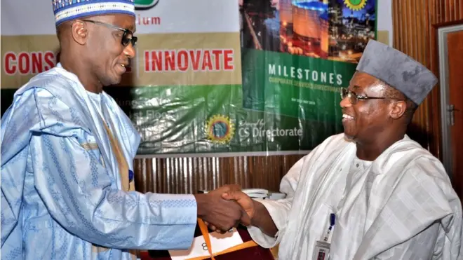 Mallam @MKKyari will take over from @DrMKBaru as the 19th GMD of