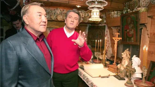 Назарбаєв та Ющенко